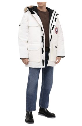 Мужская пуховая парка expedition CANADA GOOSE белого цвета по цене 139000 руб., арт. 4660M | Фото 2 Мужская пуховая парка expedition CANADA GOOSE белого цвета, арт. 4660M | Фото 2