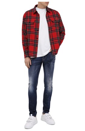 Мужские джинсы DSQUARED2 синего цвета по цене 42050 руб., арт. S71LB0777/S30342 | Фото 2 Мужские джинсы DSQUARED2 синего цвета, арт. S71LB0777/S30342 | Фото 2