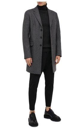 Мужской шерстяное пальто DSQUARED2 серого цвета по цене 119500 руб., арт. S74AA0225/S53103 | Фото 2 Мужской шерстяное пальто DSQUARED2 серого цвета, арт. S74AA0225/S53103 | Фото 2