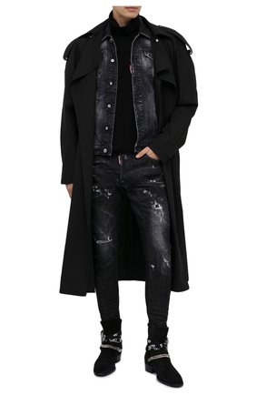 Мужская джинсовая куртка DSQUARED2 черного цвета по цене 56950 руб., арт. S74AM1106/S30357 | Фото 2 Мужская джинсовая куртка DSQUARED2 черного цвета, арт. S74AM1106/S30357 | Фото 2