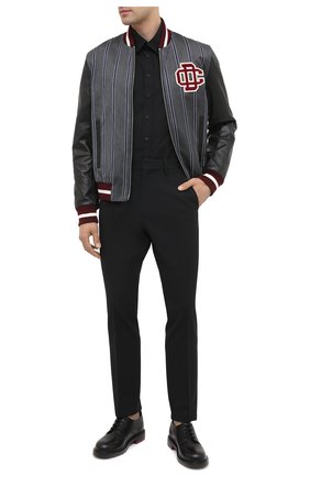 Мужская хлопковая рубашка DSQUARED2 черного цвета по цене 45050 руб., арт. S74DM0449/S36275 | Фото 2 Мужская хлопковая рубашка DSQUARED2 черного цвета, арт. S74DM0449/S36275 | Фото 2