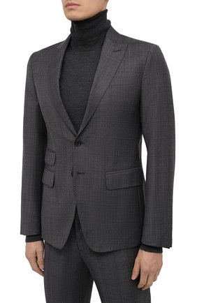 Мужской шерстяной костюм DSQUARED2 темно-серого цвета по цене 149500 руб., арт. S74FT0407/S53015 | Фото 2 Мужской шерстяной костюм DSQUARED2 темно-серого цвета, арт. S74FT0407/S53015 | Фото 2