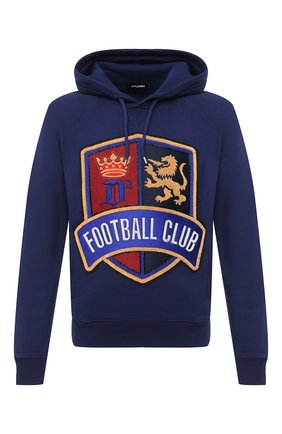 Мужской хлопковое худи DSQUARED2 синего цвета по цене 99900 руб., арт. S74GU0422/S25030 | Фото 1 Мужской хлопковое худи DSQUARED2 синего цвета, арт. S74GU0422/S25030 | Фото 1