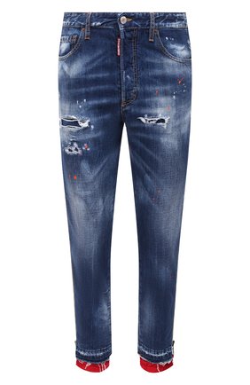 Мужские джинсы DSQUARED2 синего цвета по цене 59700 руб., арт. S74LB0799/S30309 | Фото 1 Мужские джинсы DSQUARED2 синего цвета, арт. S74LB0799/S30309 | Фото 1