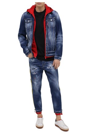 Мужские джинсы DSQUARED2 синего цвета по цене 59700 руб., арт. S74LB0799/S30309 | Фото 2 Мужские джинсы DSQUARED2 синего цвета, арт. S74LB0799/S30309 | Фото 2