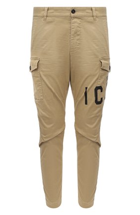 Мужской хлопковые брюки-карго DSQUARED2 бежевого цвета по цене 49950 руб., арт. S79KA0003/S39021 | Фото 1 Мужской хлопковые брюки-карго DSQUARED2 бежевого цвета, арт. S79KA0003/S39021 | Фото 1
