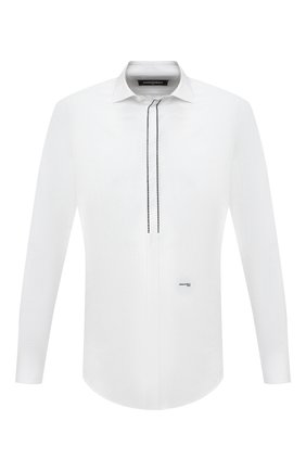 Мужская хлопковая сорочка DSQUARED2 белого цвета по цене 48150 руб., арт. S74DM0421/S35244 | Фото 1 Мужская хлопковая сорочка DSQUARED2 белого цвета, арт. S74DM0421/S35244 | Фото 1