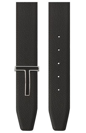 Мужской кожаный ремень TOM FORD черного цвета по цене 61900 руб., арт. TB248P-LCL084 | Фото 2 Мужской кожаный ремень TOM FORD черного цвета, арт. TB248P-LCL084 | Фото 2
