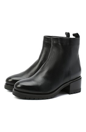 Женские кожаные ботинки SANTONI черного цвета по цене 69400 руб., арт. WTDY58953SM1A0TDN01 | Фото 1 Женские кожаные ботинки SANTONI черного цвета, арт. WTDY58953SM1A0TDN01 | Фото 1