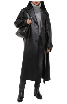 Женские кожаные ботинки SANTONI черного цвета по цене 69400 руб., арт. WTDY58953SM1A0TDN01 | Фото 2 Женские кожаные ботинки SANTONI черного цвета, арт. WTDY58953SM1A0TDN01 | Фото 2