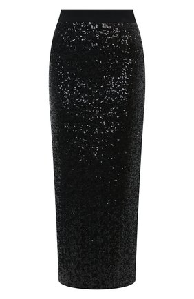 Женская юбка с пайетками IN THE MOOD FOR LOVE черного цвета по цене 35400 руб., арт. ANIKA S0LID SKIRT | Фото 1 Женская юбка с пайетками IN THE MOOD FOR LOVE черного цвета, арт. ANIKA S0LID SKIRT | Фото 1