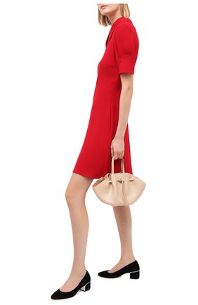 Женская замшевые туфли lana MICHAEL MICHAEL KORS черного цвета по цене 15250 руб., арт. 40T0LAMP1S | Фото 2 Женская замшевые туфли lana MICHAEL MICHAEL KORS черного цвета, арт. 40T0LAMP1S | Фото 2