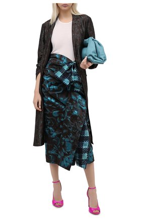 Женское пальто из вискозы и шелка DRIES VAN NOTEN зеленого цвета по цене 122500 руб., арт. 202-30456-1331 | Фото 2 Женское пальто из вискозы и шелка DRIES VAN NOTEN зеленого цвета, арт. 202-30456-1331 | Фото 2