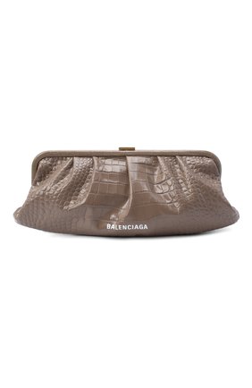 Женский клатч cloud xl BALENCIAGA серого цвета по цене 103000 руб., арт. 618899/1R05M | Фото 1 Женский клатч cloud xl BALENCIAGA серого цвета, арт. 618899/1R05M | Фото 1
