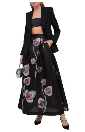 Женская шелковая юбка GIORGIO ARMANI черного цвета по цене 194000 руб., арт. 0WHNN041/T01V7 | Фото 2 Женская шелковая юбка GIORGIO ARMANI черного цвета, арт. 0WHNN041/T01V7 | Фото 2