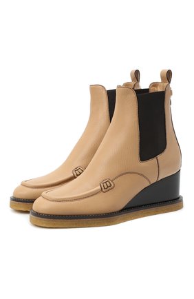 Женские кожаные ботильоны SALVATORE FERRAGAMO бежевого цвета по цене 82000 руб., арт. Z-07330751C | Фото 1 Женские кожаные ботильоны SALVATORE FERRAGAMO бежевого цвета, арт. Z-07330751C | Фото 1
