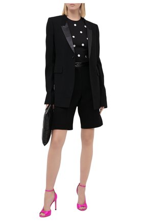 Женский топ из вискозы DOLCE & GABBANA черно-белого цвета по цене 62650 руб., арт. F7Y36T/FSRLM | Фото 2 Женский топ из вискозы DOLCE & GABBANA черно-белого цвета, арт. F7Y36T/FSRLM | Фото 2