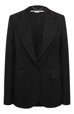 Женский шерстяной жакет STELLA MCCARTNEY черного цвета по цене 140500 руб., арт. 601658/SPA03 | Фото 1 Женский шерстяной жакет STELLA MCCARTNEY черного цвета, арт. 601658/SPA03 | Фото 1