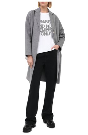 Женская хлопковая футболка STELLA MCCARTNEY белого цвета по цене 23450 руб., арт. 569294/SMP89 | Фото 2 Женская хлопковая футболка STELLA MCCARTNEY белого цвета, арт. 569294/SMP89 | Фото 2