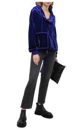 Женский кардиган из вискозы TOM FORD синего цвета по цене 211500 руб., арт. GIJ020-FAX699 | Фото 2 Женский кардиган из вискозы TOM FORD синего цвета, арт. GIJ020-FAX699 | Фото 2 (Длина (для топов): Стандартные; Рукава: Длинные; Стили: Спорт-шик; Женское Кросс-КТ: кардиган-трикотаж; Материал внешний: Вискоза)