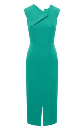 Женское платье ROLAND MOURET зеленого цвета по цене 97950 руб., арт. PW20/S0920/F2196 | Фото 1 Женское платье ROLAND MOURET зеленого цвета, арт. PW20/S0920/F2196 | Фото 1