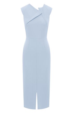 Женское платье ROLAND MOURET голубого цвета по цене 97950 руб., арт. PW20/S0920/F2196 | Фото 1 Женское платье ROLAND MOURET голубого цвета, арт. PW20/S0920/F2196 | Фото 1