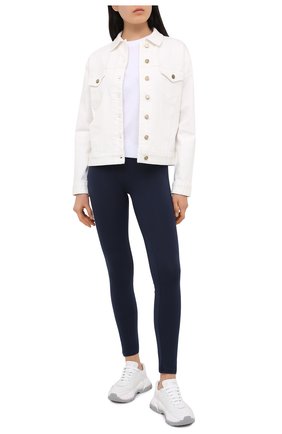 Женские леггинсы EMPORIO ARMANI темно-синего цвета по цене 6315 руб., арт. 164162/0A317 | Фото 2 Женские леггинсы EMPORIO ARMANI темно-синего цвета, арт. 164162/0A317 | Фото 2