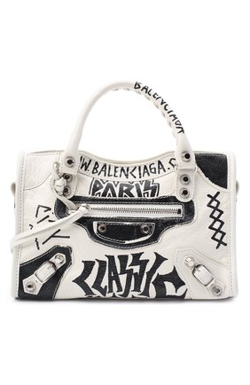 Женская сумка arena mini BALENCIAGA черно-белого цвета по цене 141000 руб., арт. 300295/0FE0N | Фото 1 Женская сумка arena mini BALENCIAGA черно-белого цвета, арт. 300295/0FE0N | Фото 1