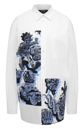 Женская хлопковая рубашка STELLA MCCARTNEY синего цвета по цене 47150 руб., арт. 601943/SPN09 | Фото 1 Женская хлопковая рубашка STELLA MCCARTNEY синего цвета, арт. 601943/SPN09 | Фото 1