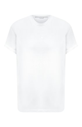 Женская хлопковая футболка STELLA MCCARTNEY белого цвета по цене 18300 руб., арт. 457142/S0W27 | Фото 1 Женская хлопковая футболка STELLA MCCARTNEY белого цвета, арт. 457142/S0W27 | Фото 1
