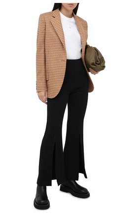 Женская хлопковая футболка STELLA MCCARTNEY белого цвета по цене 18300 руб., арт. 457142/S0W27 | Фото 2 Женская хлопковая футболка STELLA MCCARTNEY белого цвета, арт. 457142/S0W27 | Фото 2