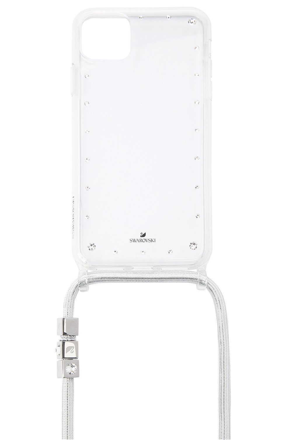 Чехол для iphone 11 pro max SWAROVSKI прозрачного цвета по цене 5480 руб., арт. 5566951 | Фото 3 Чехол для iphone 11 pro max SWAROVSKI прозрачного цвета, арт. 5566951 | Фото 3