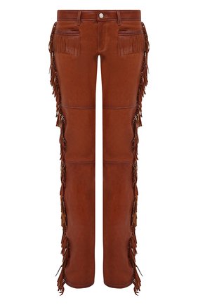 Женские кожаные брюки DSQUARED2 бежевого цвета по цене 199500 руб., арт. S72KA1058/SY1517 | Фото 1 Женские кожаные брюки DSQUARED2 бежевого цвета, арт. S72KA1058/SY1517 | Фото 1