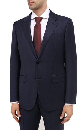 Мужской шерстяной костюм ERMENEGILDO ZEGNA темно-синего цвета по цене 227000 руб., арт. 822535/221225 | Фото 2 Мужской шерстяной костюм ERMENEGILDO ZEGNA темно-синего цвета, арт. 822535/221225 | Фото 2