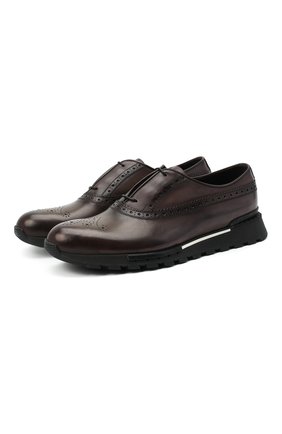 Мужские кожаные кроссовки BERLUTI темно-коричневого цвета по цене 95150 руб., арт. S3873-021 | Фото 1 Мужские кожаные кроссовки BERLUTI темно-коричневого цвета, арт. S3873-021 | Фото 1