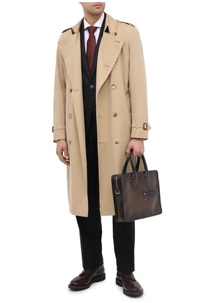 Мужской кожаный портфель BERLUTI коричневого цвета по цене 248000 руб., арт. M210739 | Фото 2 Мужской кожаный портфель BERLUTI коричневого цвета, арт. M210739 | Фото 2