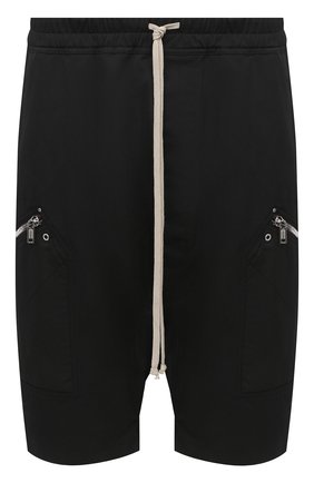 Мужские шорты RICK OWENS черного цвета по цене 59950 руб., арт. RU20F3389/TT | Фото 1 Мужские шорты RICK OWENS черного цвета, арт. RU20F3389/TT | Фото 1