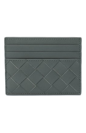 Мужской кожаный футляр для кредитных карт BOTTEGA VENETA серого цвета по цене 22050 руб., арт. 635057/VCPQ3 | Фото 1 Мужской кожаный футляр для кредитных карт BOTTEGA VENETA серого цвета, арт. 635057/VCPQ3 | Фото 1