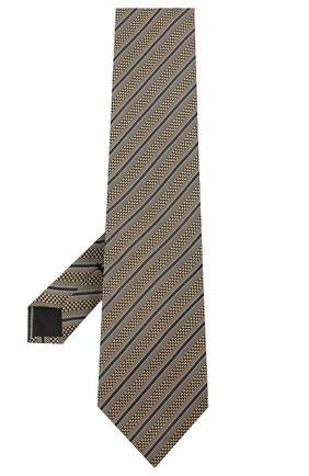 Мужской шелковый галстук TOM FORD бежевого цвета, арт. 8TF13/XTF | Фото 2 (Материал: Текстиль, Шелк; Принт: С принтом; Региональные ограничения белый список (Axapta Mercury): RU)