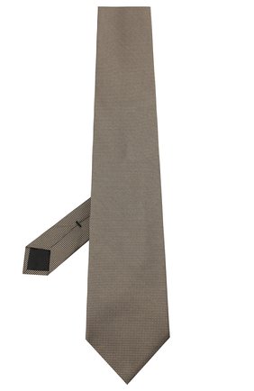 Мужской шелковый галстук TOM FORD коричневого цвета, арт. 8TF05/XTF | Фото 2 (Материал: Текстиль, Шелк; Принт: С принтом; Региональные ограничения белый список (Axapta Mercury): RU)
