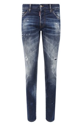 Мужские джинсы DSQUARED2 синего цвета по цене 49100 руб., арт. S71LB0795/S30342 | Фото 1 Мужские джинсы DSQUARED2 синего цвета, арт. S71LB0795/S30342 | Фото 1