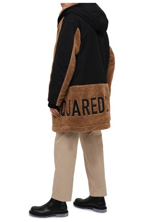 Мужская утепленная парка DSQUARED2 черного цвета по цене 129500 руб., арт. S74AA0214/S47858 | Фото 2 Мужская утепленная парка DSQUARED2 черного цвета, арт. S74AA0214/S47858 | Фото 2