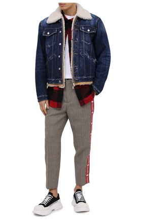 Мужская джинсовая куртка DSQUARED2 синего цвета по цене 159500 руб., арт. S74AM1048/S30309 | Фото 2 Мужская джинсовая куртка DSQUARED2 синего цвета, арт. S74AM1048/S30309 | Фото 2