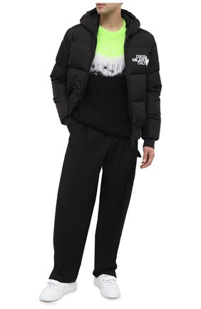 Мужской пуховый бомбер DSQUARED2 черного цвета по цене 69750 руб., арт. S74AM1085/S53140 | Фото 2 Мужской пуховый бомбер DSQUARED2 черного цвета, арт. S74AM1085/S53140 | Фото 2