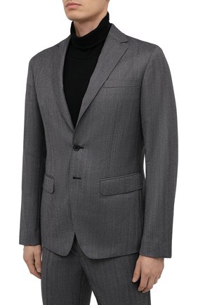 Мужской шерстяной костюм DSQUARED2 серого цвета по цене 149500 руб., арт. S74FT0409/S53025 | Фото 2 Мужской шерстяной костюм DSQUARED2 серого цвета, арт. S74FT0409/S53025 | Фото 2