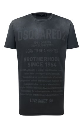 Мужская хлопковая футболка DSQUARED2 черного цвета по цене 27150 руб., арт. S71GD0960/S21600 | Фото 1 Мужская хлопковая футболка DSQUARED2 черного цвета, арт. S71GD0960/S21600 | Фото 1