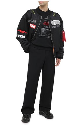 Мужской хлопковый свитшот DSQUARED2 черного цвета по цене 33950 руб., арт. S71GU0402/S25030 | Фото 2 Мужской хлопковый свитшот DSQUARED2 черного цвета, арт. S71GU0402/S25030 | Фото 2