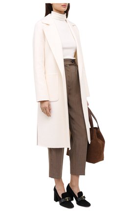 Женские замшевые туфли TOD’S черного цвета по цене 65300 руб., арт. XXW70C0DH800M5 | Фото 2 Женские замшевые туфли TOD’S черного цвета, арт. XXW70C0DH800M5 | Фото 2