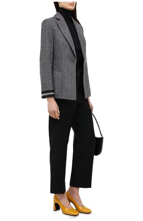 Женские кожаные туфли TOD’S желтого цвета по цене 49750 руб., арт. XXW83C0DE60XLX | Фото 2 Женские кожаные туфли TOD’S желтого цвета, арт. XXW83C0DE60XLX | Фото 2
