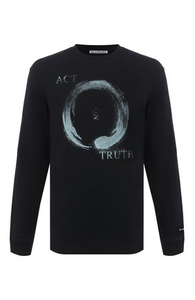 Мужская хлопковый лонгслив ACNE STUDIOS черного цвета по цене 16300 руб., арт. BL0206 | Фото 1 Мужская хлопковый лонгслив ACNE STUDIOS черного цвета, арт. BL0206 | Фото 1